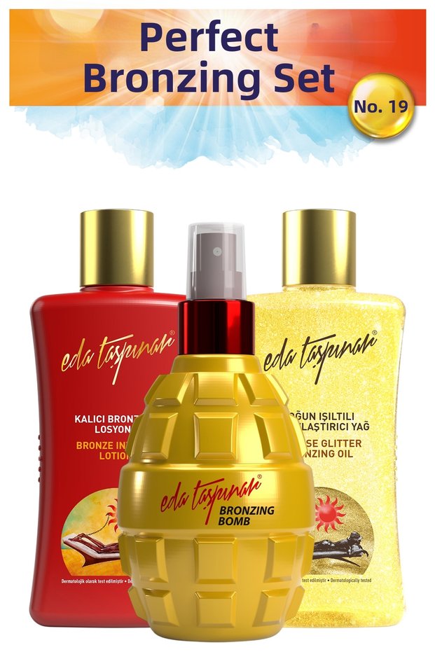 Tan Perfect Set - Bomb, Shimmery, Lotion (EGX18-EGX04-EGX07)
