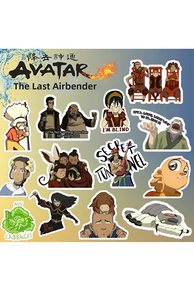 Avatar Sticker Set |   Laptop Notebook Phone Sticker Journal