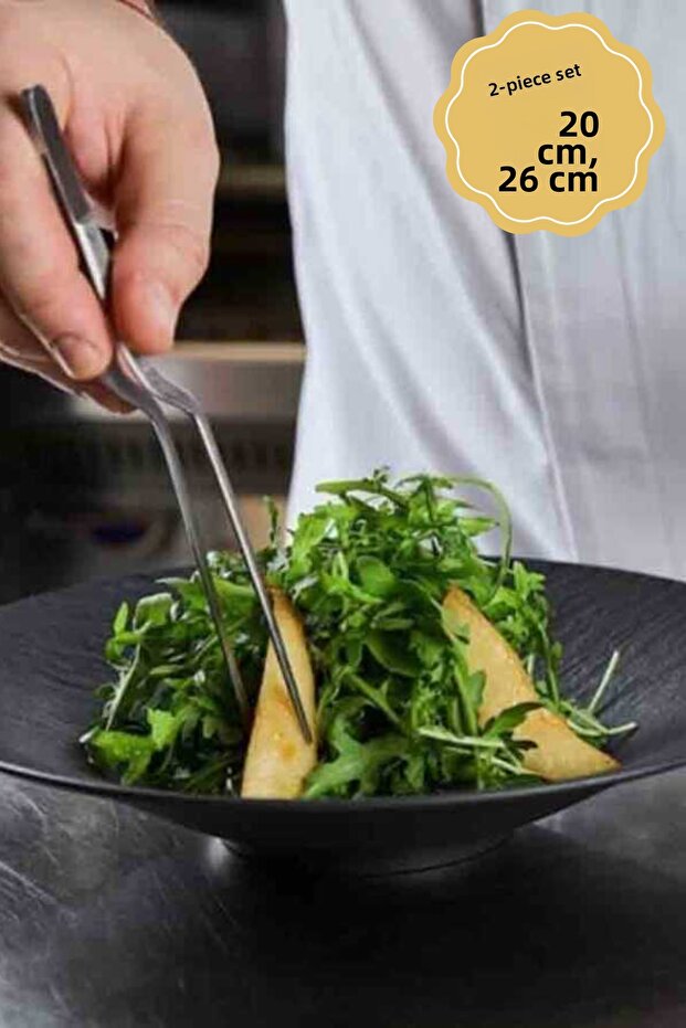 Set of 2 Chef Tweezers 1/20 cm 1/26 cm (Sc-01) - 2