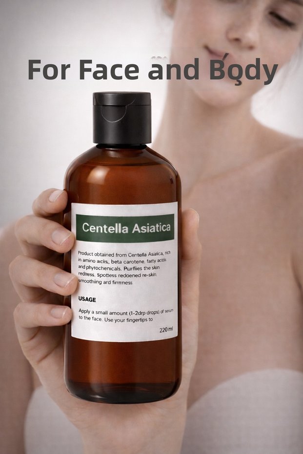 Cica Serum Centella Asiatica – Soothing & Repairing Care Serum for Face and Body 220 ml
