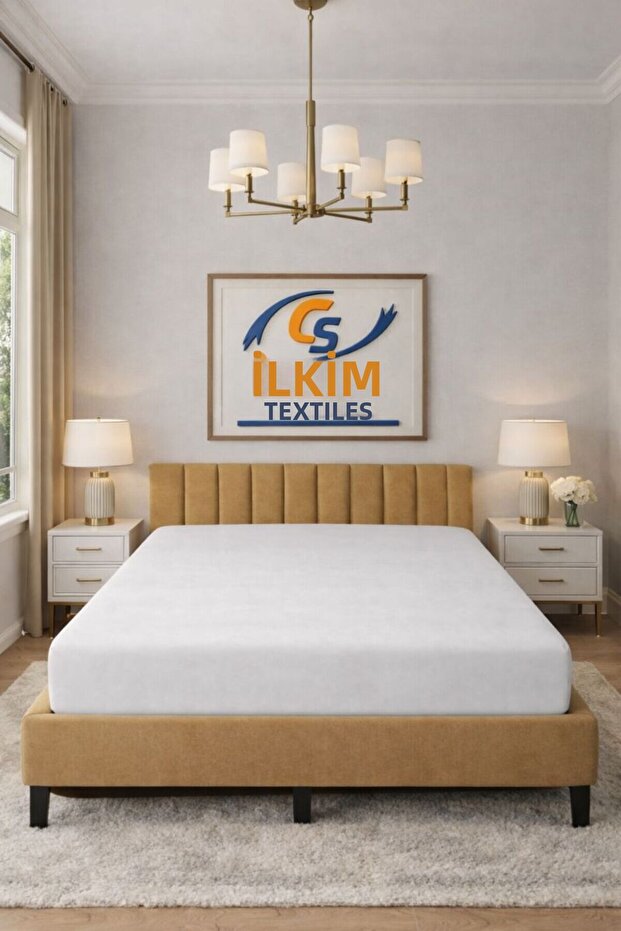 Cs İlki̇m Elastic Cotton Combed Sheet 100X200 - Fitted Sheet