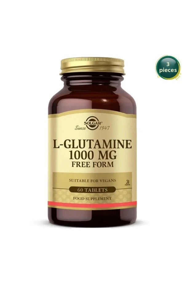L-Glutamine 1000 Mg 60 Tablets 3 Pieces