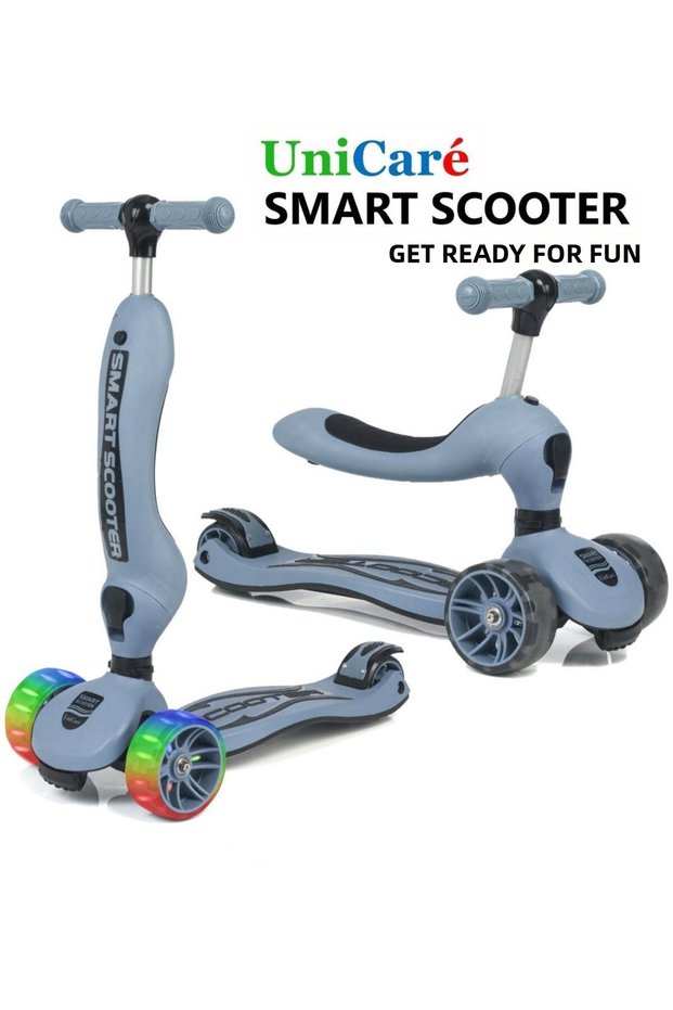 Smart Seat Children's Scooter 3-Wheel Lighted Led Scooter 1-5 Years Old