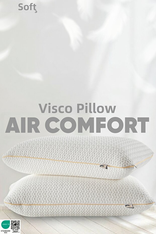 Chubby Orthopedic Visco Pillow [Soft] Air Comfort Skin-Friendly Comfortable Sleeping Pillow