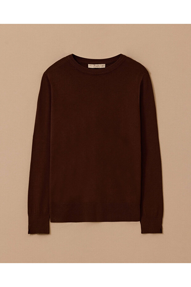 Sıfır Yaka Basic Triko Bluz - 5