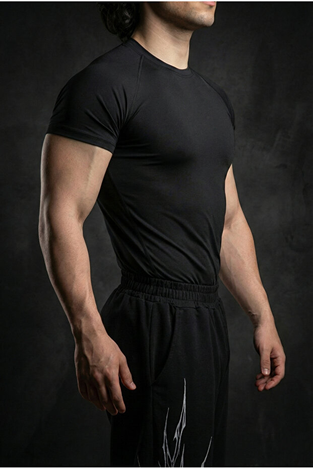 Basic Compression T-shirt (SİYAH) - 3