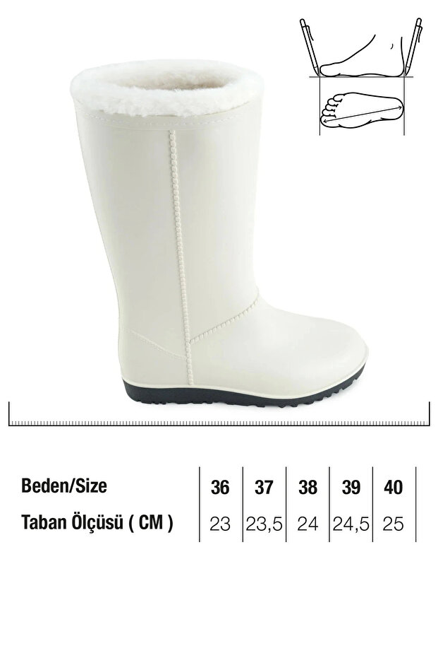 Kışlık Kadın Çizme - 5