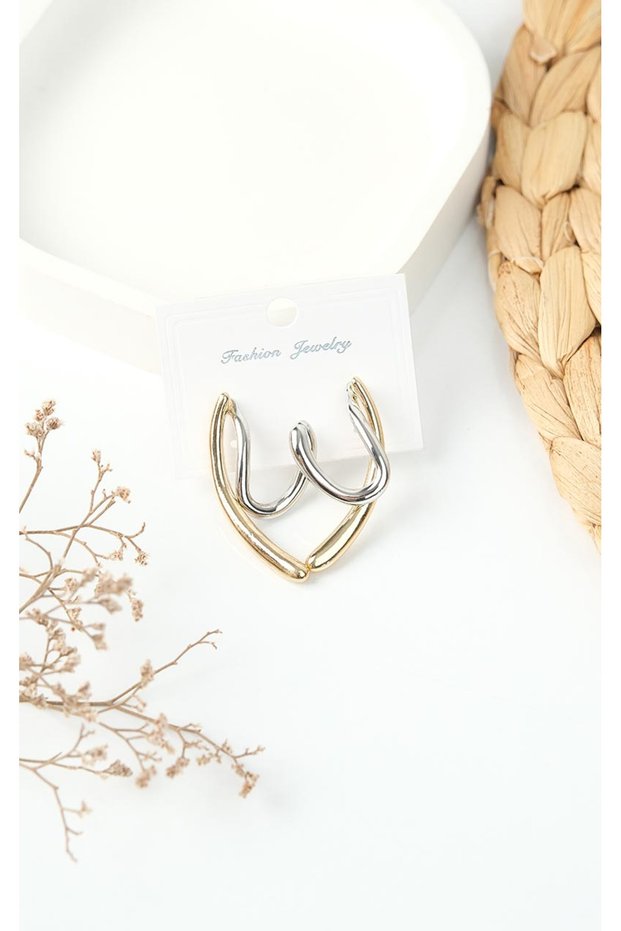 Steel Invoiced Earrings, Guaranteed to Not Fade Color