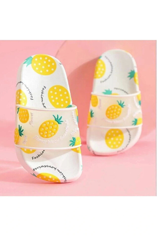 Gyümölcsös csúszásgátló talpú gyerekpapucs Strand medencepapucs - 1