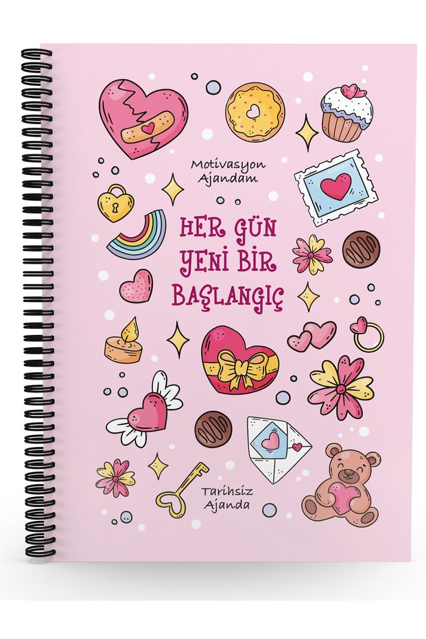 Where There's a Will There's a Way-My Motivational Agenda-Dated Agenda (with Sticker and Emoji Addition)