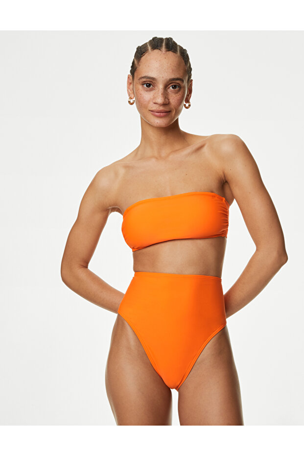 Regular Fit Yüksek Bel Bikini Altı - 1