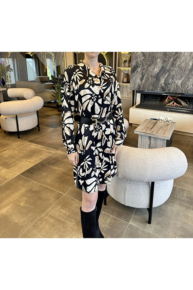 TUNİK SİYAH ELBİSE - 3