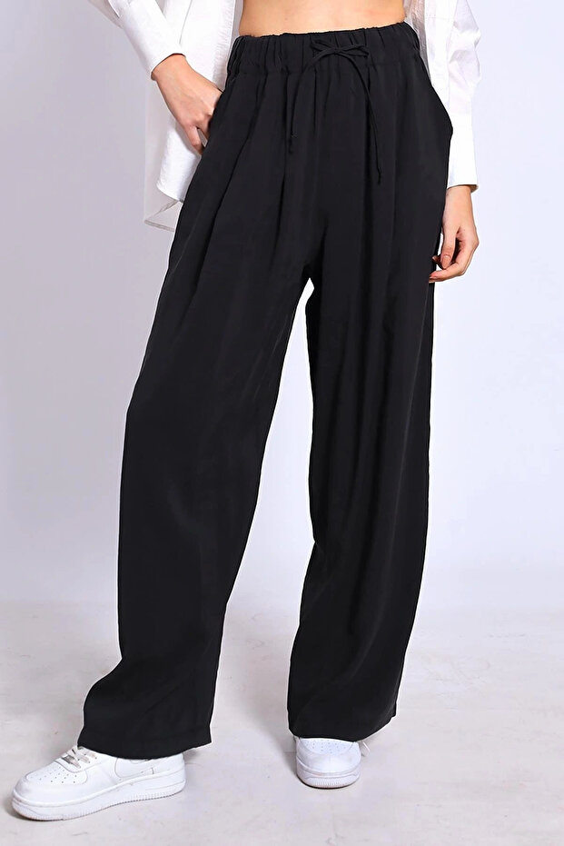 بنطلون أسود مرن - 3