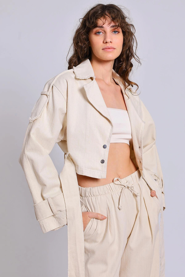 REGLAN KISA CEKET TAŞ - 4