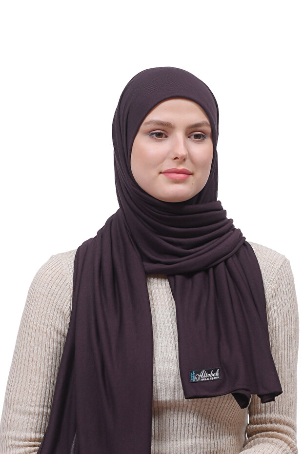 حجاب شال قطني ممشط عادي - 2