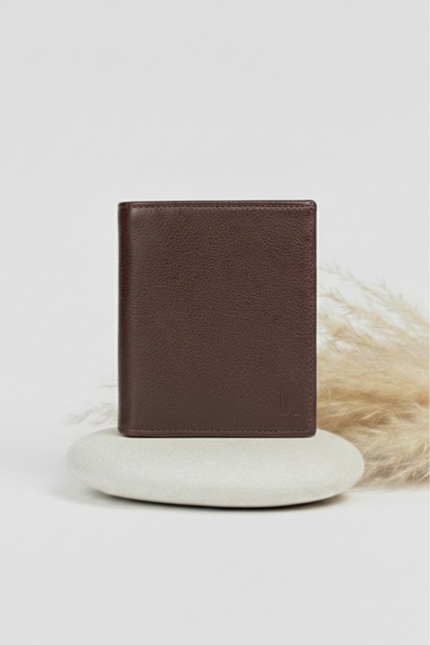 La'Graccio Paris Genuine Leather Men's Wallet Brown