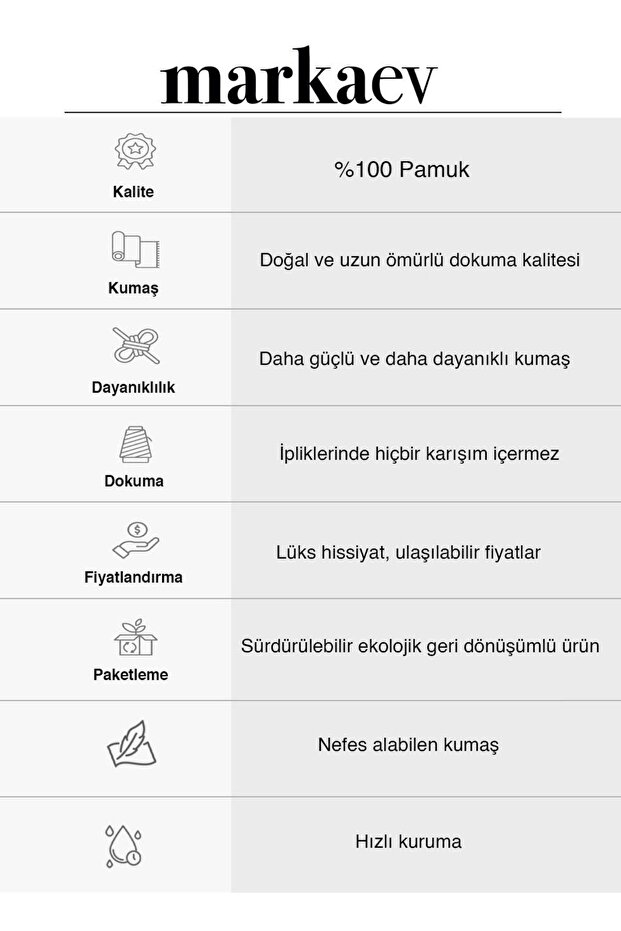 مفرش طاولة من القطن من Orman Büyüs رقم 0072 – 50x150 سم - 3