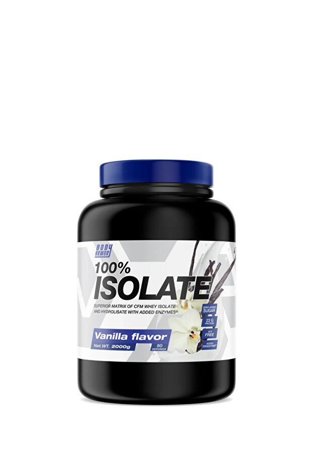 Whey Protein Powder Isolate 100%,Vanilla - 23 Grams of Protein - 80 Servings-2000 Grams