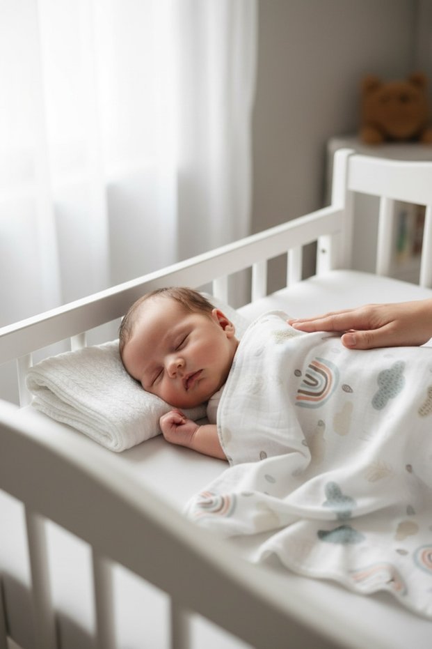 100% Cotton Multi-Purpose Double Layer Knitted Pique/Muslin Blanket (80x100)