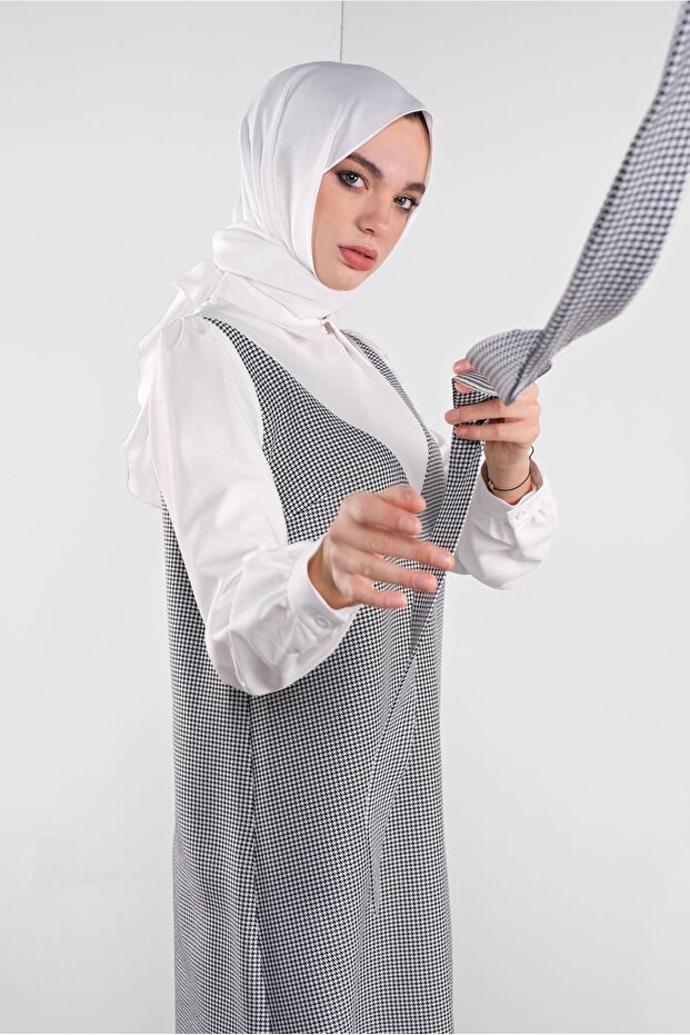 سترة منقوشة بحزام الخصر - خطاف 41135
