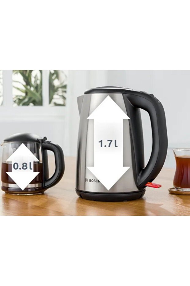 Tta5603 Stainless Steel Tea Maker Tea Maker with Glass Teapot - 2