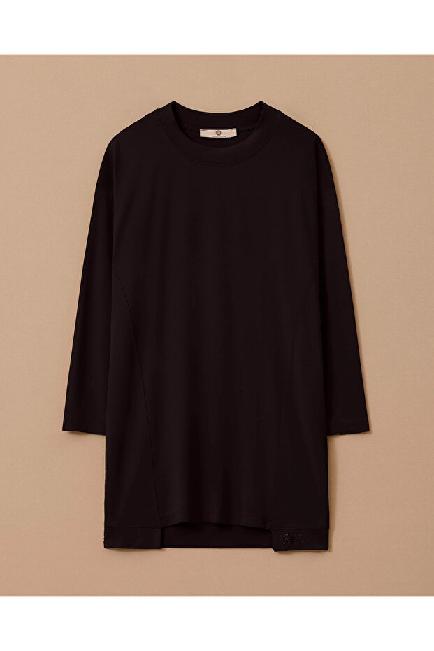 Sıfır Yaka Basic Tunik - 1