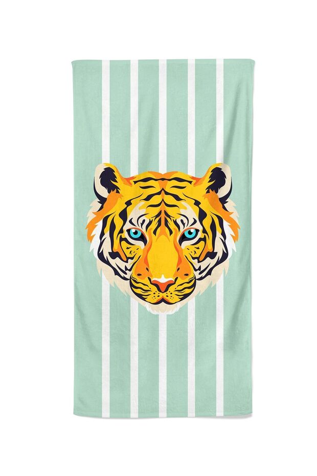 منشفة الشاطئ منقوشة، منشفة الحمام - 3