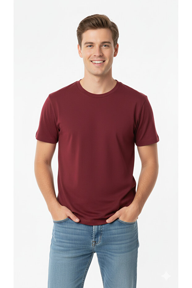 Unisex Kadın - Erkek Basic Tişört - 5