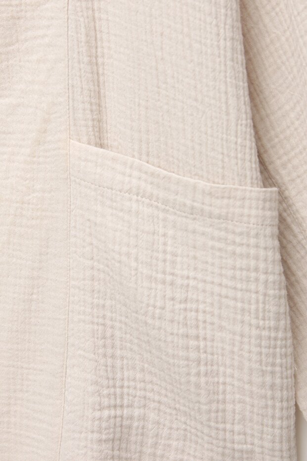 Dökümlü kimono ceket - 5