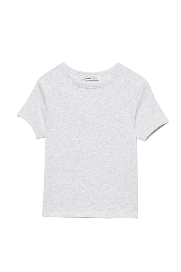 Basic vücuda oturan t-shirt - 3