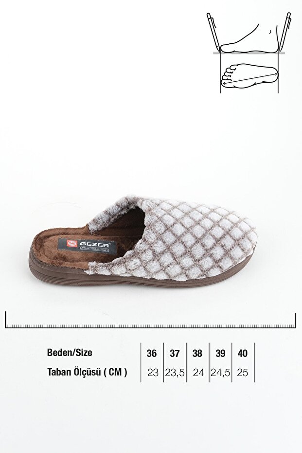 Kışlık Kadın Ev Terlik - 5