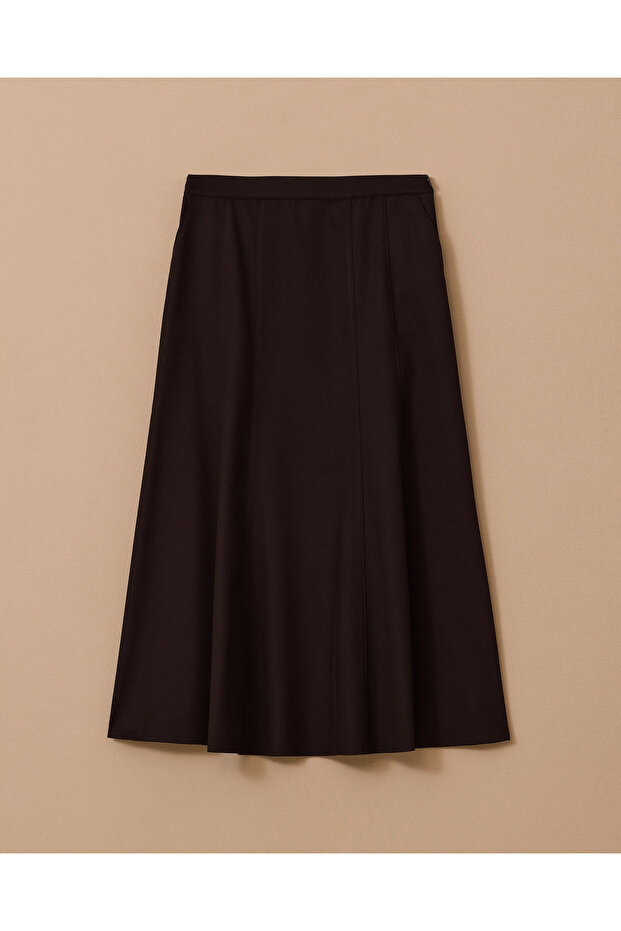 Cepli Midi Kloş Etek - 5