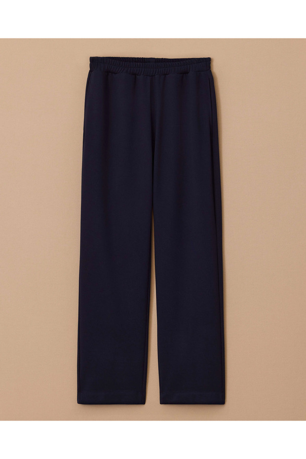 Elastik Bel Cepli Pantolon - 6