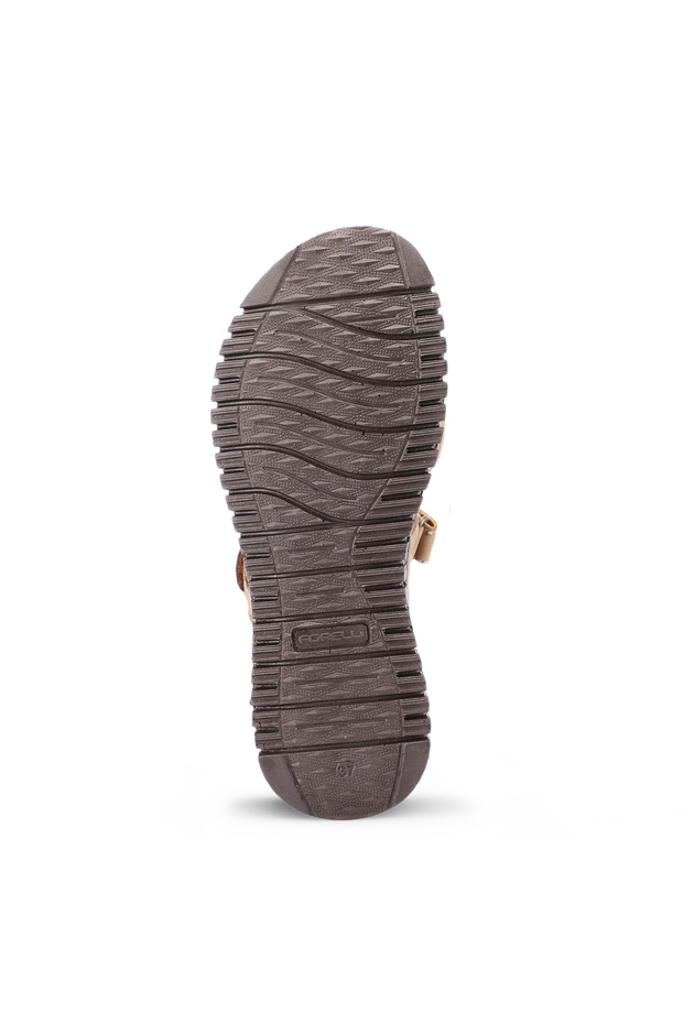 ARYA-G Kadın Sandalet Kum - 4