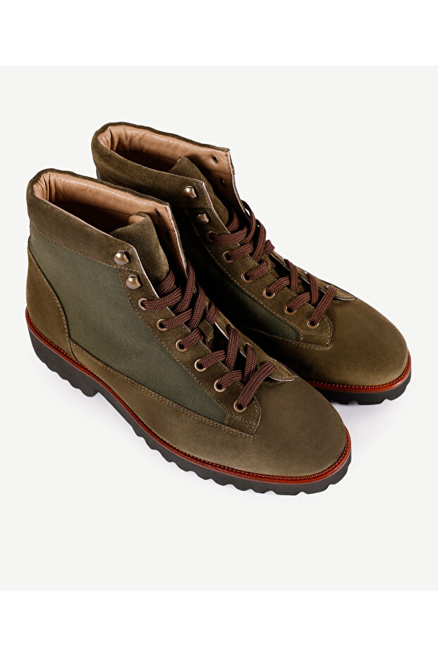 Retro Kalın Tabanlı Deri Bot - 5