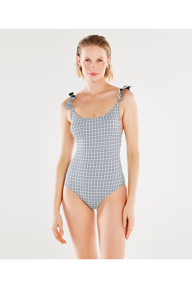 Fırfır Askılı Mayo - 1