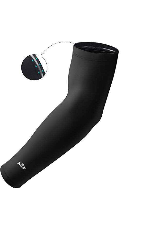 Basketball Unprotected Sports Pro Sleeve Black Single Piece