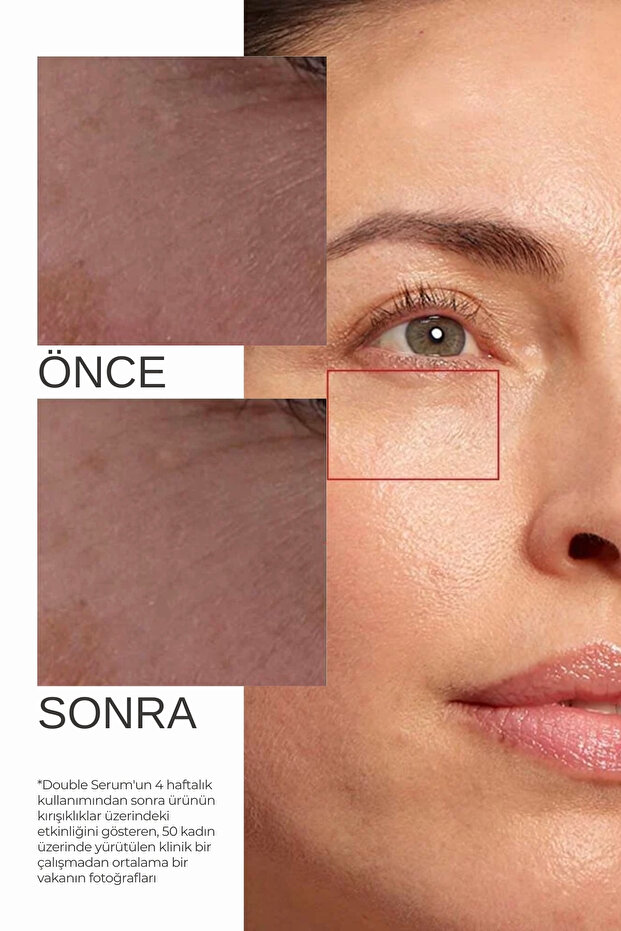 DOUBLE SERUM 9 50ML ÇİFT FAZLI YAŞLANMA VE KIRIŞIKLIK KARŞITI KONSANTRE SERUM - 3
