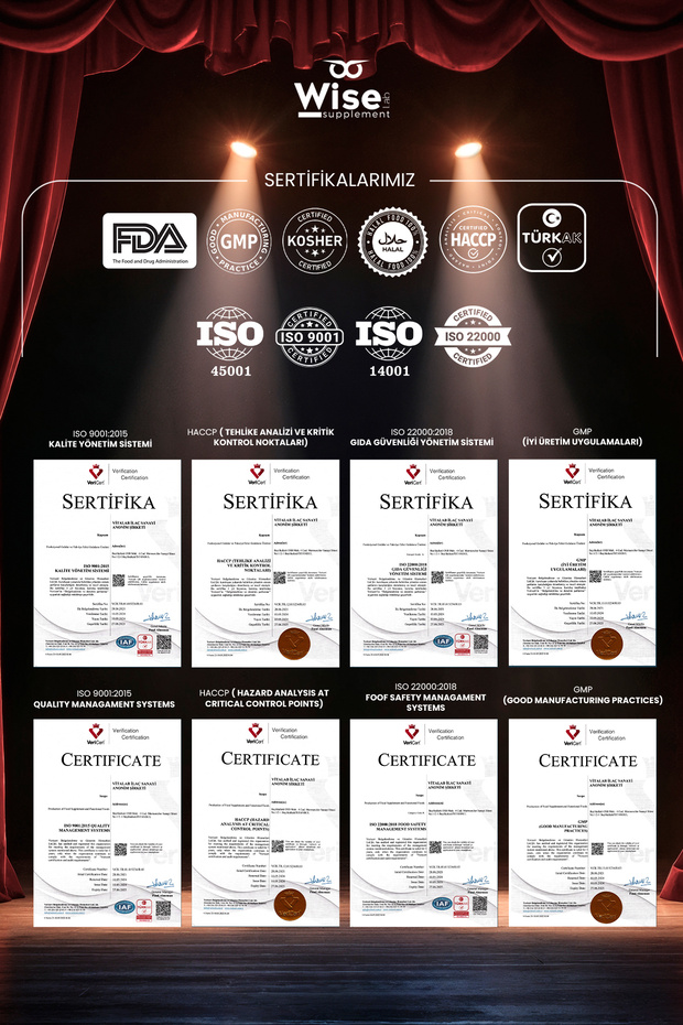 Vıtamag Premium Magnezyum Vitamin B6 Vitamin K2 Vitamin D3 - 5