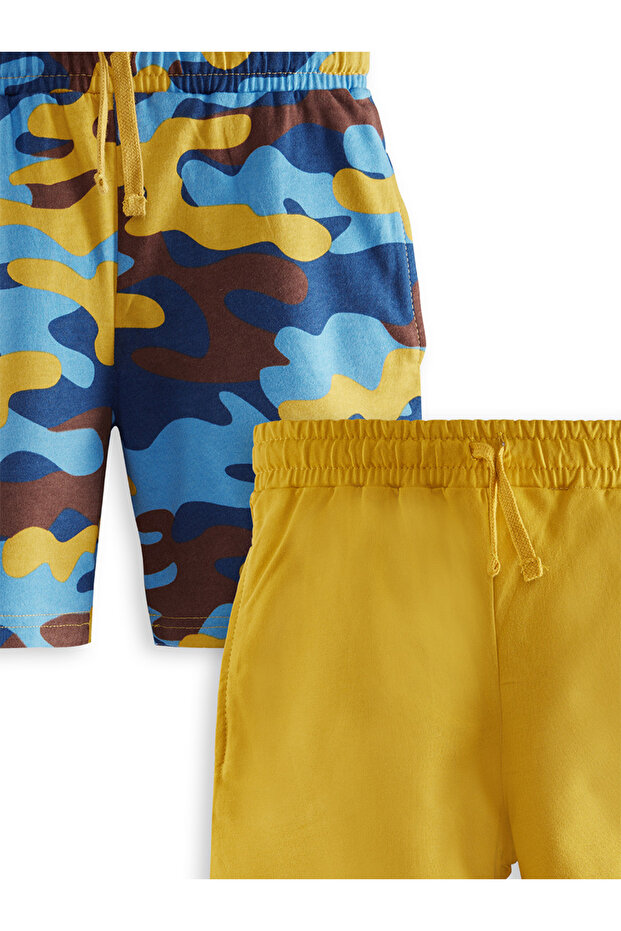 Erkek Çocuk Basic 2'li Paket Şort - 5