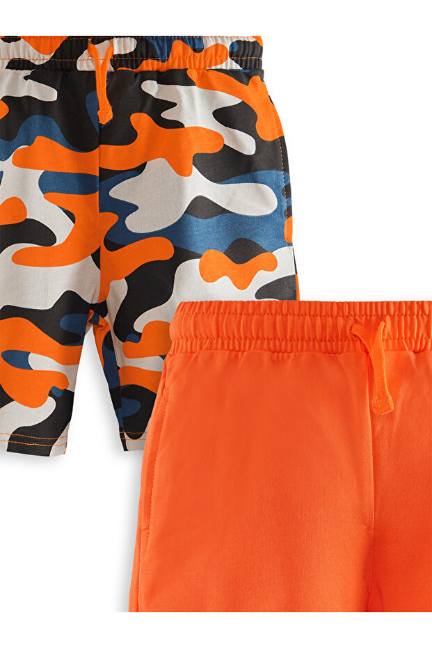 Erkek Çocuk Basic 2'li Paket Şort - 5