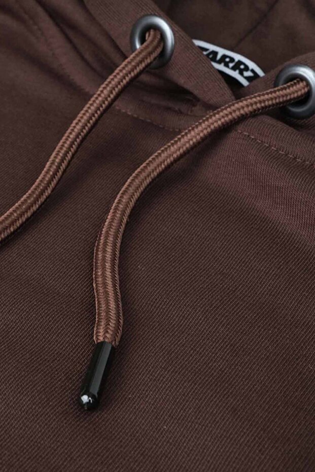 سترة أساسية بغطاء للرأس مصنوعة من قماش ثلاثي الخيوط بدون تطريز - 2