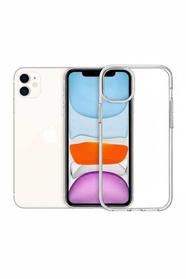 فلاتيك كفر حماية شفاف لايفون 11 العادي - 1