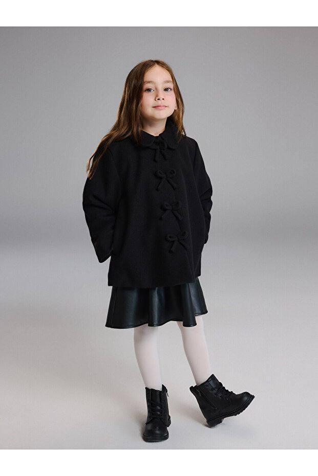 Özmarka New Season Girls' Cashmere Coat