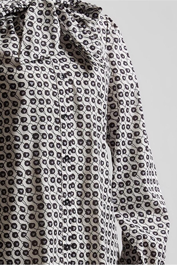 تونيك منقوش رقم الموديل: 45400 - 3