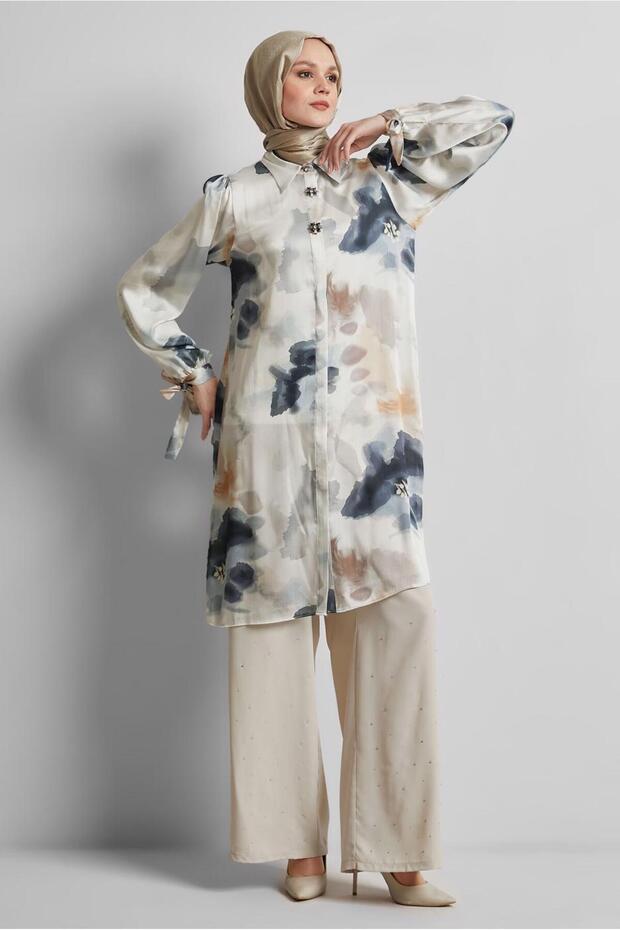 تونيك قطن منقوش 45399 - 2