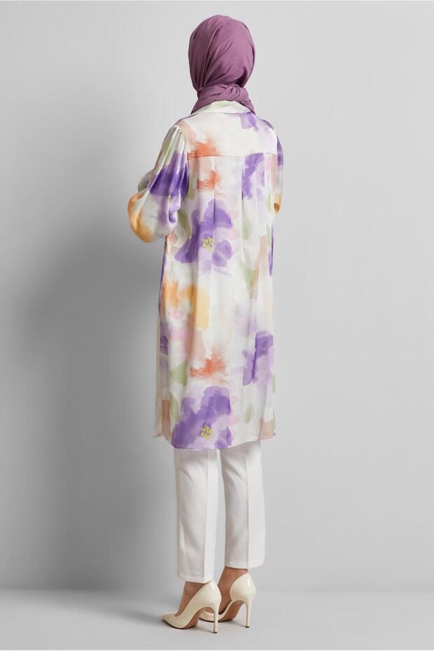 Patterned Cotton Tunic 45399 - 5