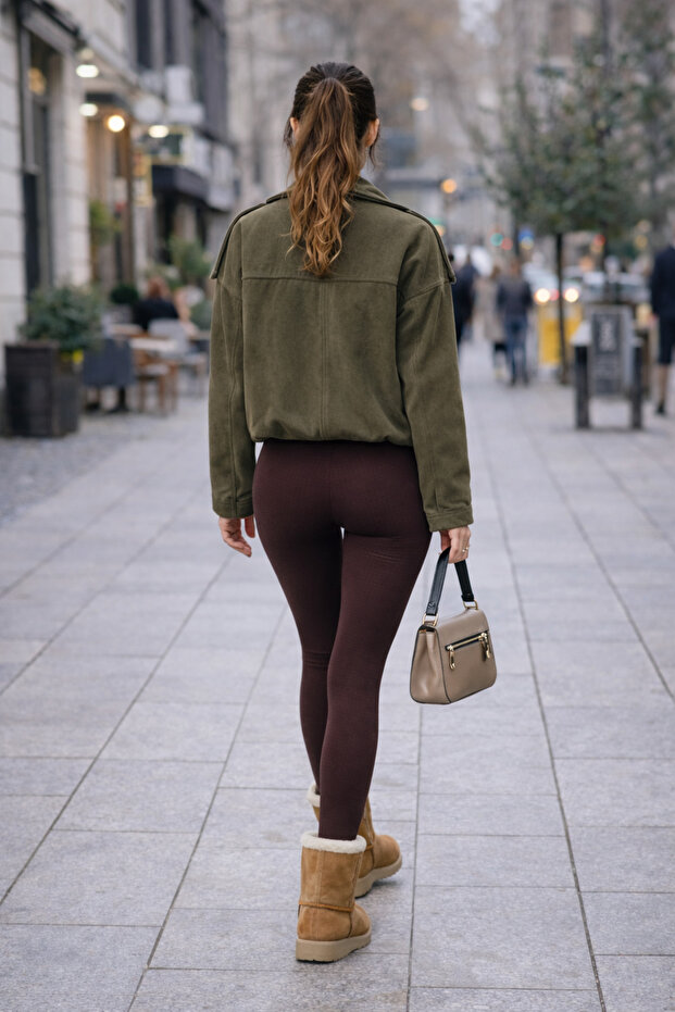 Kadın Süet Ceket - 3