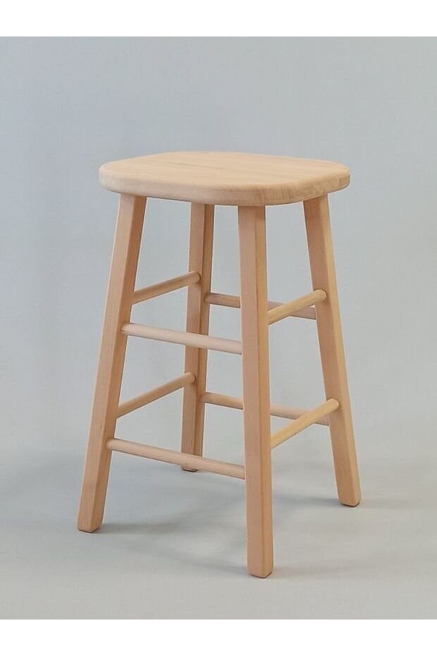 60cm Ahşap Bar Taburesi