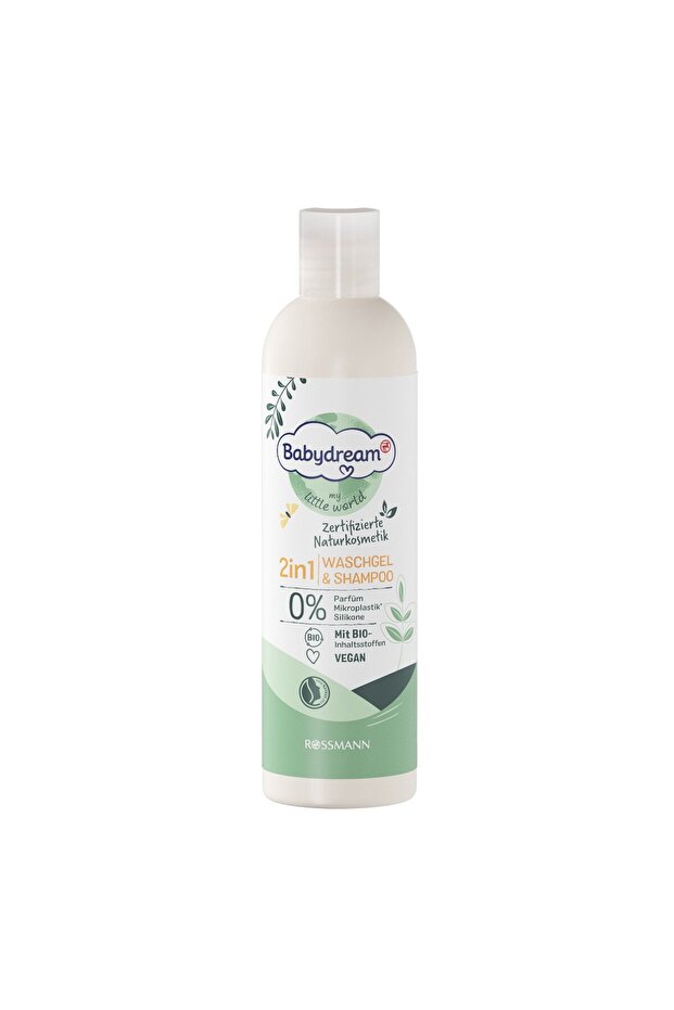Natural Hair & Body Shampoo, 250 ml